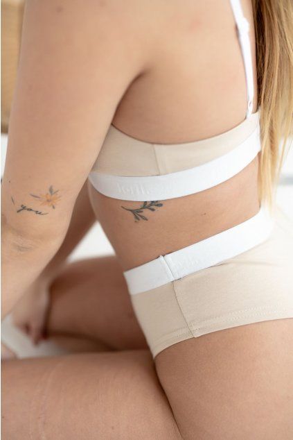 Vysoké brazilky beige